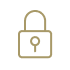 secure lock icon illustration