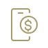 Mobile phone icon illustration